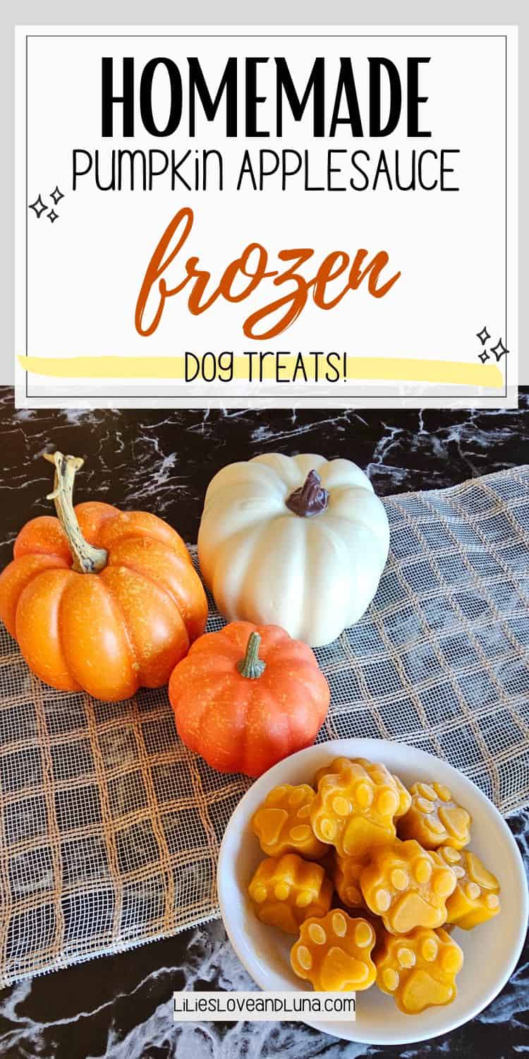 Illustration of Frozen Applesauce For Puppies