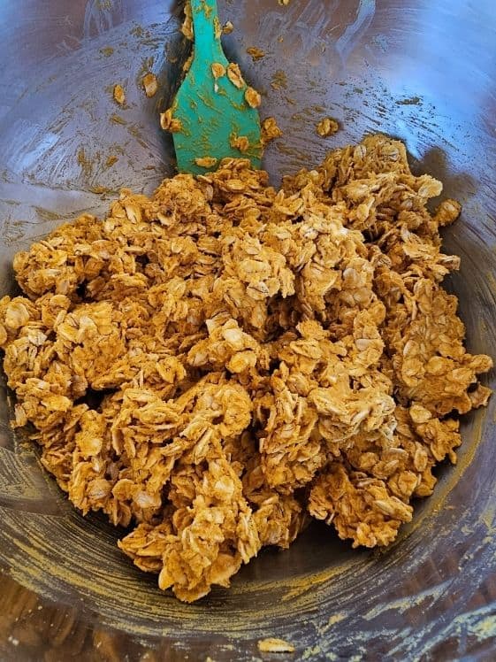All ingredients mixed.