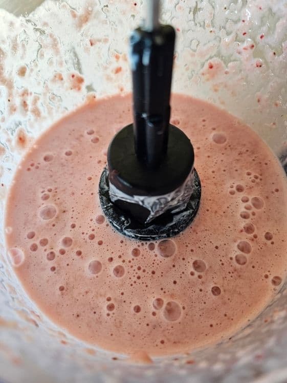 Strawberry pineapple puree.